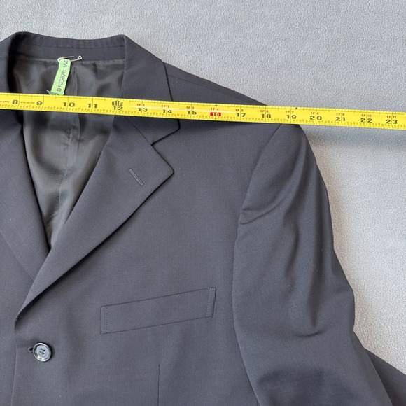 Ermenegildo Zegna Soft Sport Coat Mens EU 56 Short (US 46S) Black Neiman Marcus - Picture 5 of 16